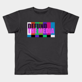 Defund the media Kids T-Shirt